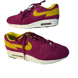 DS New Nike Air Max 1 Premium Dynamic Berry 2016  Size 9 Authentic Pink Trainer